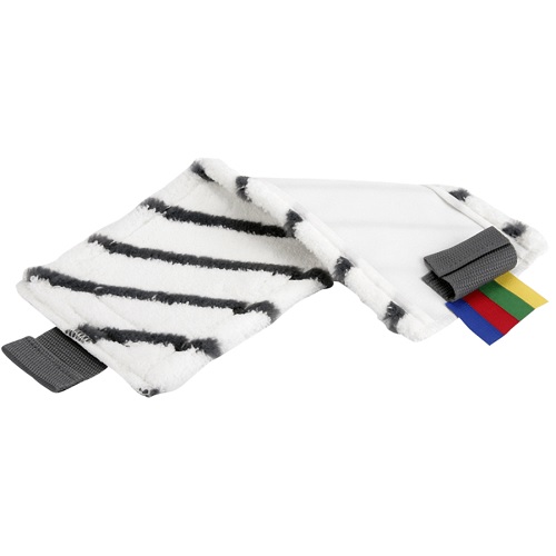 [10635] Fugt- og vådmoppe, Vileda UltraSpeed MicroPlus, hvid, mikrofiber, 40 cm, med lommer, skaffevare, (1 stk.)