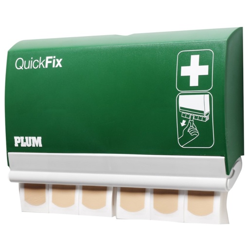 [13648] Plasterdispenser, QuickFix, 7,2x25x13,5cm, beige, PE, Plum 5502, Plum Safety, (1 stk.)