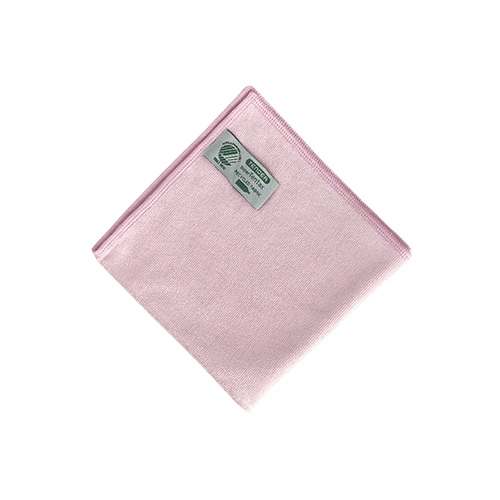 [10632] Mikrofiberklud, Soft, 32x32cm, rød, mikrofiber, Svanemærket, (10 stk.)