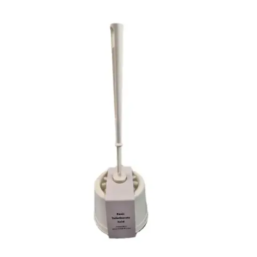 [13873] Toiletbørste, 35cm, Ø8cm, hvid, Genanvendt PP, (1 stk.)