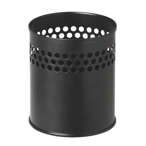 [13920] Penneholder til skrivebord, TWIN, metal, sort, (1 stk.)