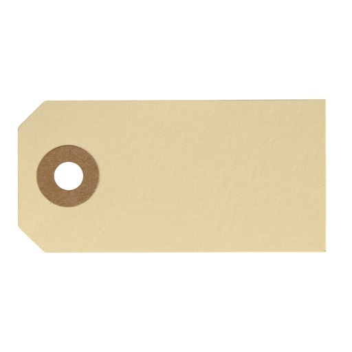 [10557] Manillamærke, 8x4cm, natur, papir, (1000 stk.)