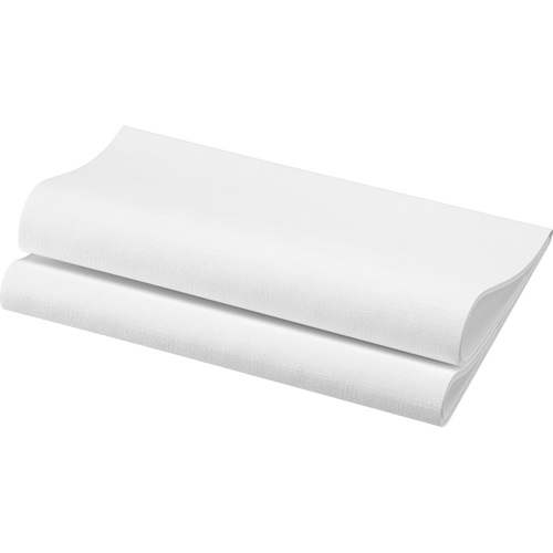 [10552] Middagsserviet, Dunisoft, 1/4 fold, 48x48cm, hvid, airlaid, (360 stk.)