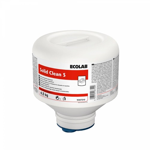 [10549] Maskinopvask 4,5 kg, Ecolab, Solid Clean S, svanemærket, pulver, (1 stk. )
