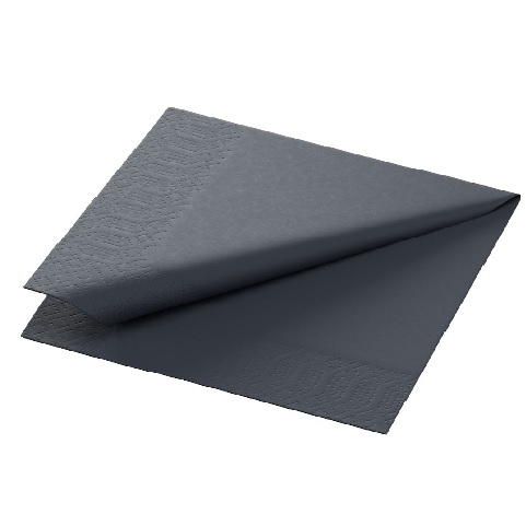 [10543] Kaffeserviet, Abena Gastro, 2-lags, 1/4 fold, 24x24cm, sort, nyfiber, (4000 stk.)