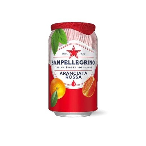 [10540] San Pellegrino, aludåse, 0,33 L, Blod Appelsin, Aranciata Rossa, (24 stk.)