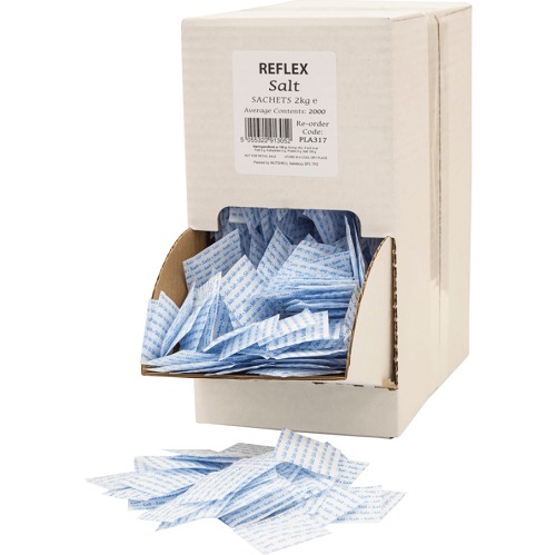 [10525] Salt, portionsbreve, (2 kg = 2000 stk.)