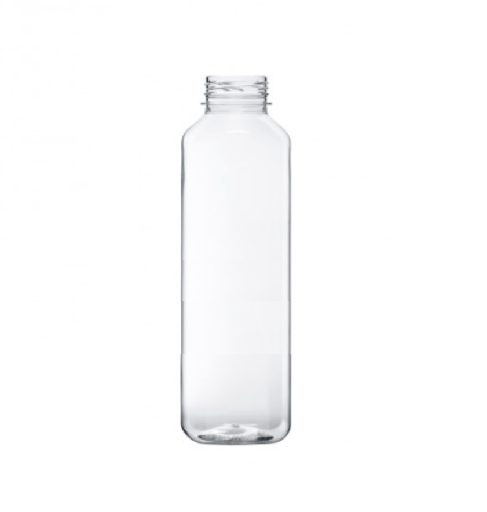 [10816] Flaske, 1000ml/38mm/37g, klar, PET, tilhørende 10315, (60 stk.)