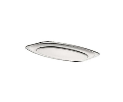 [10833] Alufad, 54,8x35,9x2,2cm, 65220, oval, aluminimum, stor, (10 stk.)