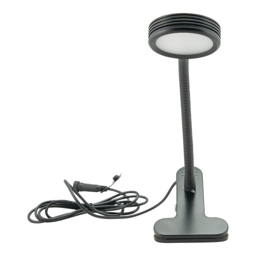 [15162] LED Clip lampe, inkl. Strømstik, Securit, vejrbestandig, 27x7,5x11 cm, metal/plast, sort, (1 stk.)
