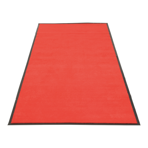 [15220] Skridhæmmende tæppe/måtte, Securit, 200x90 cm, nylon/gummi, rødt, (1 stk.)