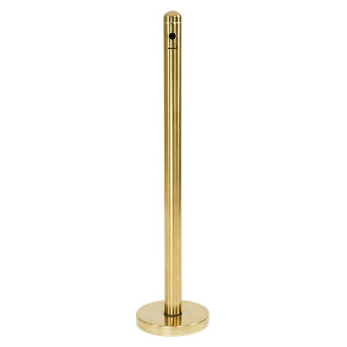 Askestander sæt på fod, Securit, Smoker Pole, 104xØ25 cm, rustfrit stål, sort eller sølv, (1 stk.)