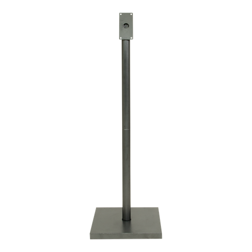 [15291] Stander til LED Lys-display stander, Securit, coated steel, 138x40x40 cm, rustfrit stål, sort, (1 stk.)
