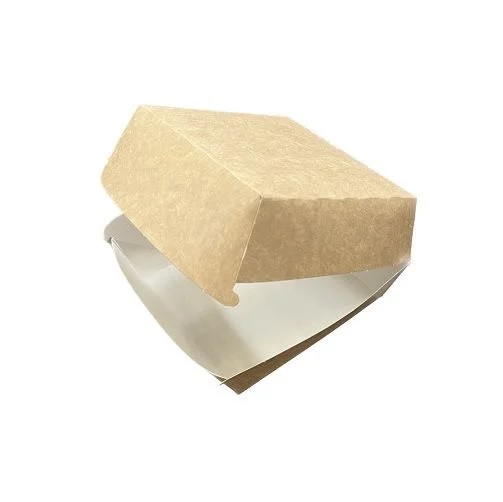 [10005] Burgerboks, brun, karton, 12x12x8,2 cm, (ny forpakning), (200 stk.)