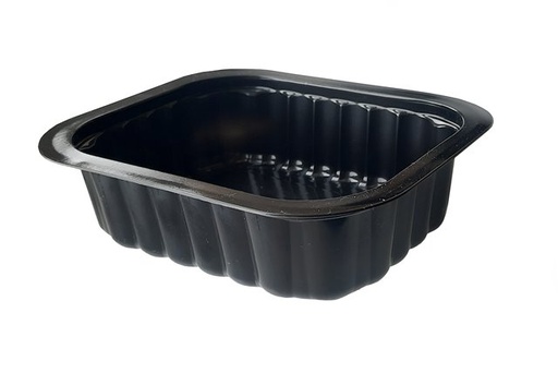 [30335] Bakke, Side Dish, PP, sort, 1-rums, 138x114x35mm, Duni, (300 stk.)