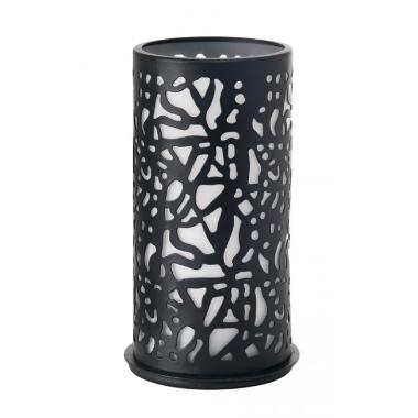 [16187] Lysestage, metal, 140x75mm, Twist sort, Duni, (4 stk.)