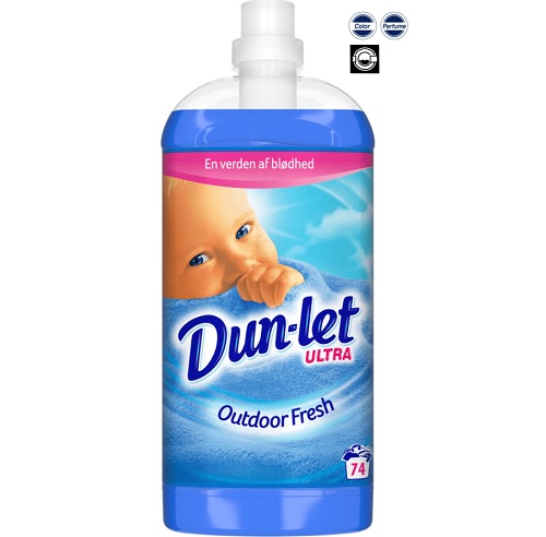 [10938] Skyllemiddel, Dun-let Outdoor Fresh, 2 l, med farve og parfume, (1 stk.)