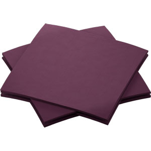 [16553] Serviet, bio, Dunisoft, 20x20cm, blomme, Duni, (2880 stk.)