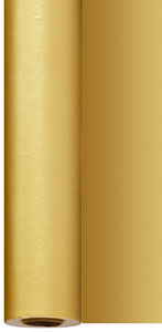 [16579] Rulledug, Dunisilk, 1,18x25m, guld, Duni, (2 stk.)