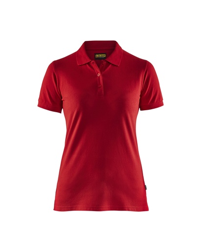 Dame Poloshirt, i farven Rød, Blåkläder, (1 stk.)