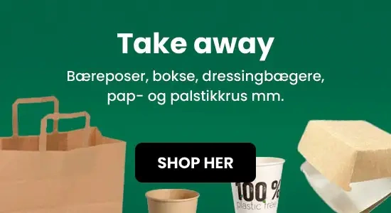 forbrugsvarer til take away